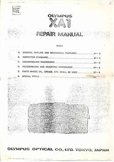 Olympus XA 1 manual. Camera Instructions.